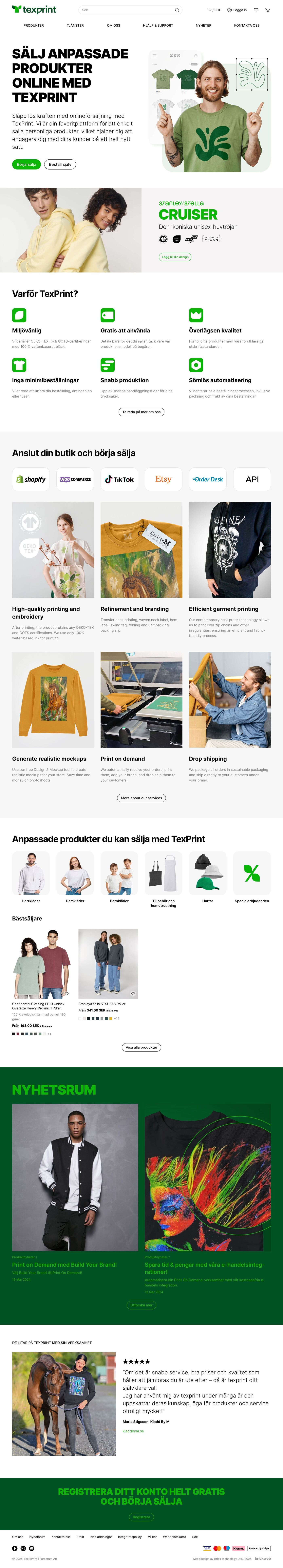 TexPrint Home page